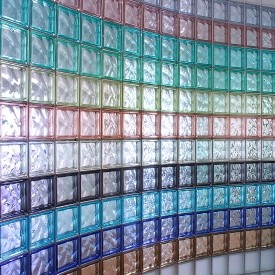 Design your own glass block wall